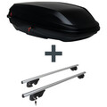 Dachbox G3 BiCube 400+ + Dachträger Menabo Sherman für VW Sharan Typ 7M Neuware