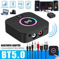 Bluetooth 5.0 AUX Empfänger NFC Transmitter Hifi Wireless 3.5mm Audio Adapter