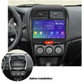 1G+32GB Android 13 Autoradio für Mitsubishi ASX 2010-2019 Mit GPS Navi Wifi RDS