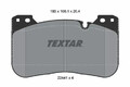 Bremsbeläge 2244101 TEXTAR für BMW 8 Gran Coupe 8 Cabriolet 8 Coupe 4 Cabriolet