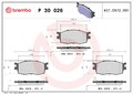 BREMBO Bremsbelagsatz Scheibenbremse PRIME P 30 026 für MC KIA RIO RB HYUNDAI 3