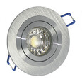 Alu LED Strahler Rundi 12V - Kamilux 3W Set für Decke & Möbel