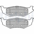 DELPHI Bremsbelagsatz, Scheibenbremse Hinterachse u.a. für CHRYSLER, DODGE