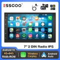 7" Android 14 Carplay Autoradio GPS Navigation IPS Screen 4+64G 2 DIN Kamera MIK