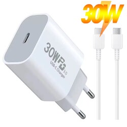 Google Pixel 10 9a 9 8 8a 8Pro 7 7a Adapter 30W Schnellladegerät Usb C Ladekabel