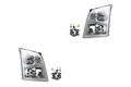 Scheinwerfer Set Halogen passend für Ford Transit 06 07/06- H4 Nebel Leuchtmi.