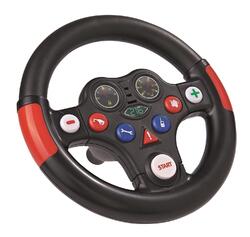 Bobby Car Lenkrad Racing Sound Wheel in Schwarz Kinder-Multifunktionslenkrad BIG