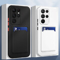 Hülle Für Samsung S24 S23 Ultra S22 A53 A34 A14 A54 Silikon Card Kartenfach Case