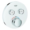 Grohe Grohtherm SmartControl Thermostat mit zwei Absperrventilen, Wandrosette