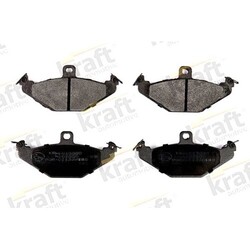 1x Bremsbelagsatz, Scheibenbremse KRAFT AUTOMOTIVE 6015090 passend für LOTUS