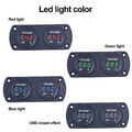 LED 12V Digital Panel Meter Voltmeter Auto Motorrad Voltanzeige Spannungsanzeige