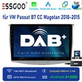 10.1" Android 14 DAB+ Autoradio Carplay GPS Navi KAM 32GB für VW Passat B6 B7 CC
