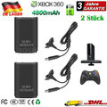 2x Wiederaufladbare Batterie Akku für Xbox 360 Wireless Controller mit Ladegerät