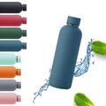Trinkflasche 0,5 L | Thermoflasche aus Edelstahl, lackiert | in versch. Farben