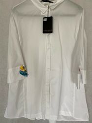 Marina Rinaldi Hemd Bluse Neu Lang Gr. 52