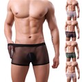 Leichte transparente Boxershorts für Herren atmungsaktiv Unterwäsche Trunks