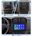 2+64G Autoradio 9" Für Renault Dacia Logan 2 Sandero Android 13 GPS NAVI WIFI FM