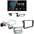 Kenwood DMX5020DABS Android Auto CarPlay Einbauset für T6 Sharan 2 Beetle