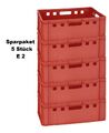 5St  E2 Eurobox Metzgereikiste Transportbox Obstkiste Behälter NEU Gastlando