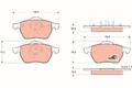 TRW GDB1376 Bremsbelagsatz, Scheibenbremse für AUDI VW Bremsanlage