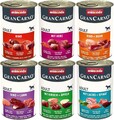 Animonda GranCarno Erwachsene Herzhafte Variation Nassfutter für Hunde (6x400g)