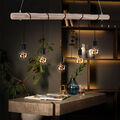 LED Decken Pendel Leuchte Arbeitszimmer VINTAGE Holz Balken FILAMENT Hänge Lampe