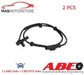 ABS SENSOR DREHZAHLFÜHLER PAAR VORNE ABE CCZ1677ABE 2PCS I FÜR VAUXHALL ADAM