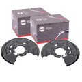 2X ABS SPRITZBLECHE 345mm BREMSSCHEIBEN HINTEN LINKS RECHTS PASSEND FÜR BMW 1 2