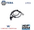 90513 ABS SENSOR DREHZAHLFÜHLER HINTEN MEAT & DORIA 2PCS NEU OE QUALITÄT
