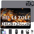 2025 Neu Tablet 14 Zoll Android 15 24GB RAM+256GB 4G LTE 2SIM 8580mAh 2.4K GPS