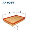 FILTRON Luftfilter AP 004/4 für VW AUDI SKODA
