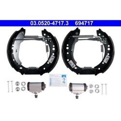Bremsbackensatz ATE 03.0520-4717.3 Original ATE TopKit für RENAULT, Hinterachse