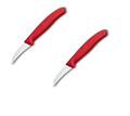 2x VICTORINOX  Küchenmesser Tourniermesser Schälmesser Obstmesser (ROT)