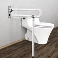 Stützgriff Klappgriff Aufstehhilfe Toilettengriff Behindertengriff Wanne WC Weiß