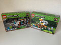 LEGO Minecraft: The Chicken Coop (21140)  + The Zombie Cave (21141) - NEU/NEW