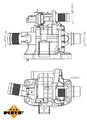 NRF 725039 THERMOSTAT, KÜHLMITTEL FÜR CITROËN FIAT FORD MAZDA MINI PEUGEOT VOLVO