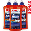 3x SONAX XTREME Ceramic Polish All-in-One Auto Lack Politur & Versiegelung 500ml