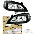 Opel Astra G Scheinwerfer SET RECHTS & LINKS H7/HB3 OEM Schwarz 97-04 GEPRÜFT