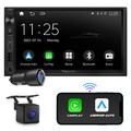 2DIN Universalradio 7"QLED Wireless CarPlay Android Auto DSP BT RDS Freisprechen
