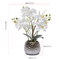 39cm Künstliche Orchidee Kunstblumen Kunstpflanze Gesteck Pflanzen mit Topf DHL