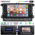 7" DAB+ Carplay 2+64G Android 15 Autoradio ChatGPT GPS BT Für VW Golf 5 6 Passat
