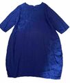 Lagenlook Kleid von Emilia Lay by Peter Hahn, Blau , 56% Leinen chic !