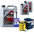 BOSCH Ölfilter 7 L Liqui Moly Top Tec 4300 5W-30 für Land Rover Range LW 3.0 D