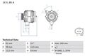 BOSCH Lichtmaschine Generator Lima 0 986 044 490 +64.77€ Pfand für SMART FORTWO