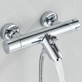 Thermostatische Duscharmatur-Set: Mischbatterie, Badewannenarmatur, Thermostat