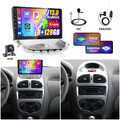 DAB+ 8G+128GB Android 13 Carplay Autoradio Für PEUGEOT 206/206 CC 1999-2009 +Kam