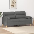 2/3-Sitzer-Sofa mit Zierkissen Polstersofa Sessel Relaxsofa Loungesofa Couch Neu