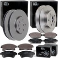 EuroBrake BREMSSCHEIBEN + BELÄGE VA+HA passend für OPEL ASTRA J Limo GTC Caravan