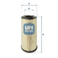 UFI Luftfilter 27.356.00 passend für IVECO