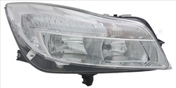 Hauptscheinwerfer TYC 20-11764-00-21 für INSIGNIA OPEL W21/5W CZ Certified G09